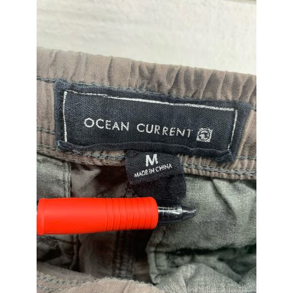 Ocean Current Gray Flat Front Pull-On Cargo Shorts Men's Size Medium - Picture 5 of 5